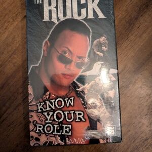 WWF The Rock "Know Your Role" VHS Tape 1999 WWE Attitude Era